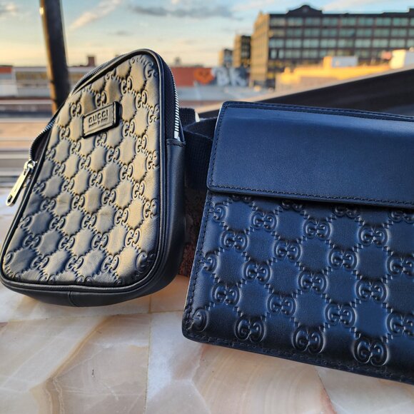 Gucci GG Signature Belt Bag with Double Pocket - Picture 3 of 11